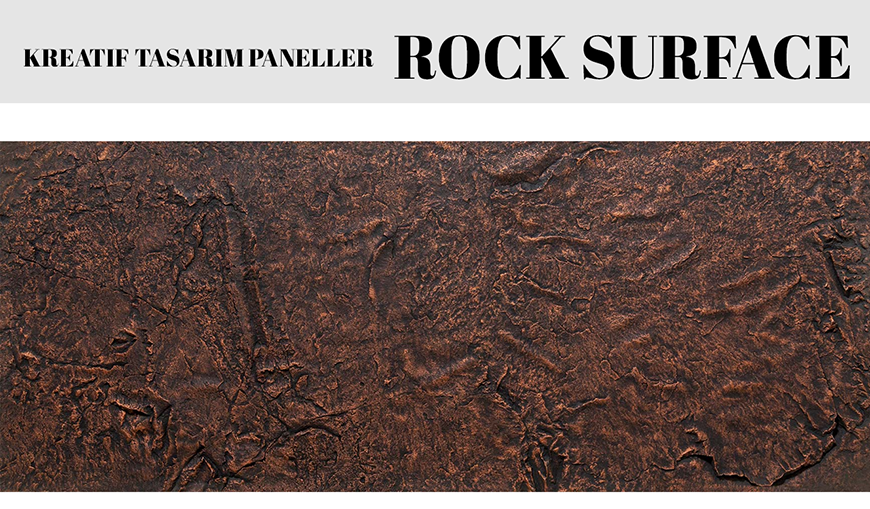 Panel deko Kreatif Tasarm Serisi Paneller Rock Surface